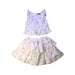 A White Skirt Sets from Polo Ralph Lauren in size 4T for girl. (Front View)