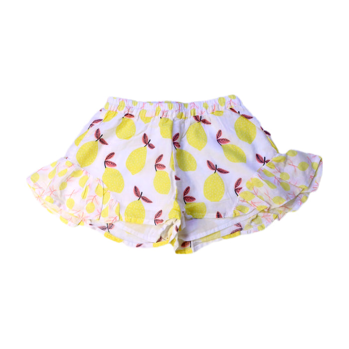 A White Shorts from Seed in size 4T for girl. (Front View)