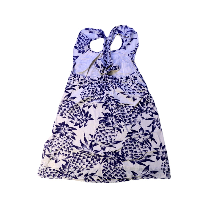A White Sleeveless Dresses from Crewcuts in size 5T for girl. (Back View)