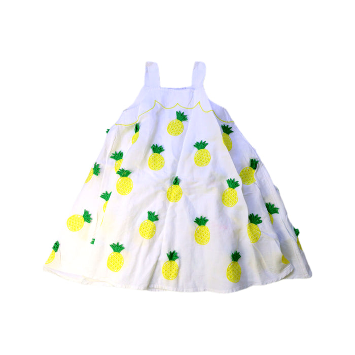 A White Sleeveless Dresses from Stella McCartney in size 4T for girl. (Front View)