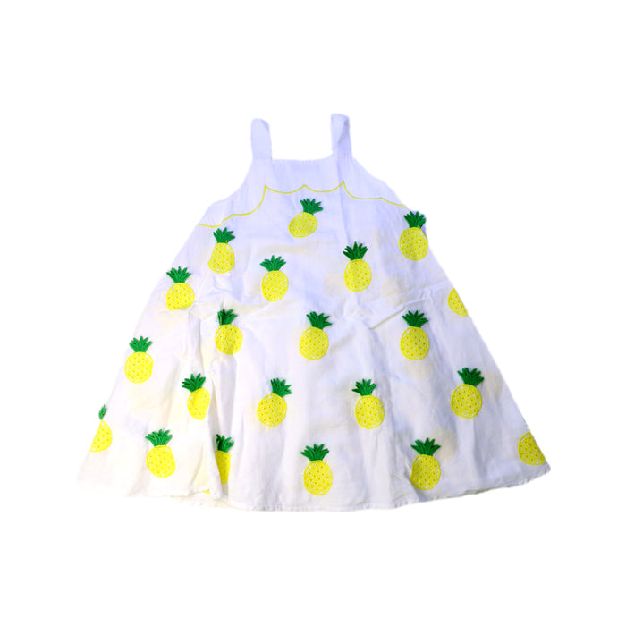 A White Sleeveless Dresses from Stella McCartney in size 4T for girl. (Back View)