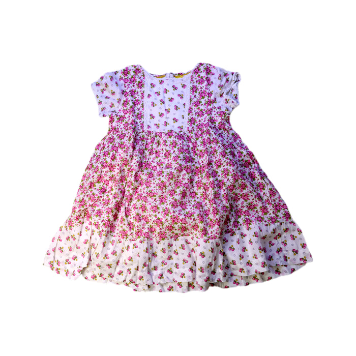 A Pink Short Sleeve Dresses from Boden in size 3T for girl. (Front View)
