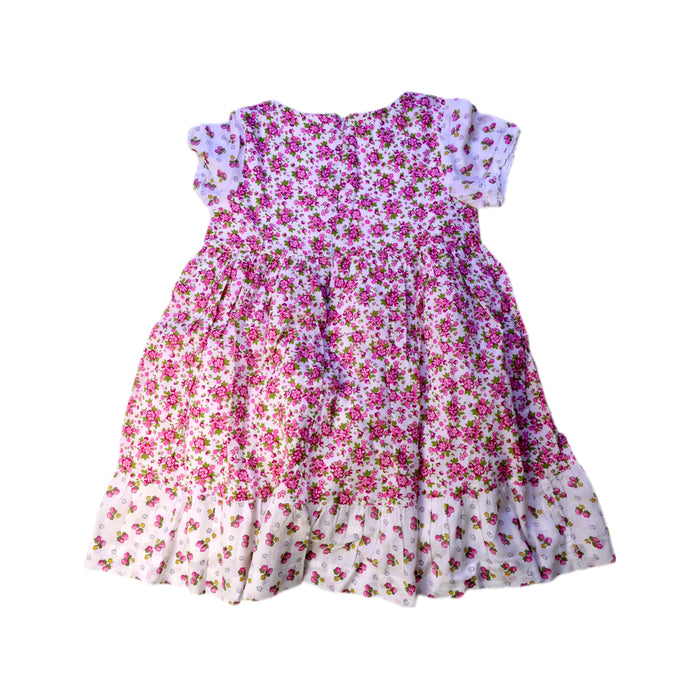 A Pink Short Sleeve Dresses from Boden in size 3T for girl. (Back View)