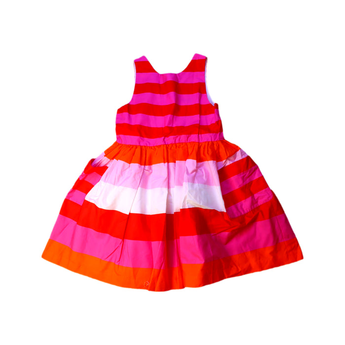 A Multicolour Sleeveless Dresses from Jacadi in size 6T for girl. (Front View)