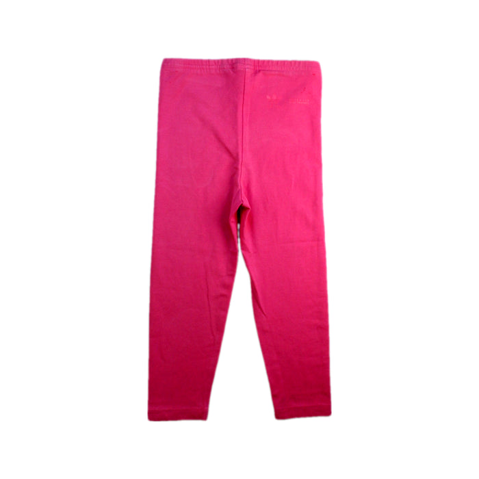 A Pink Leggings from Adidas in size 3T for girl. (Back View)