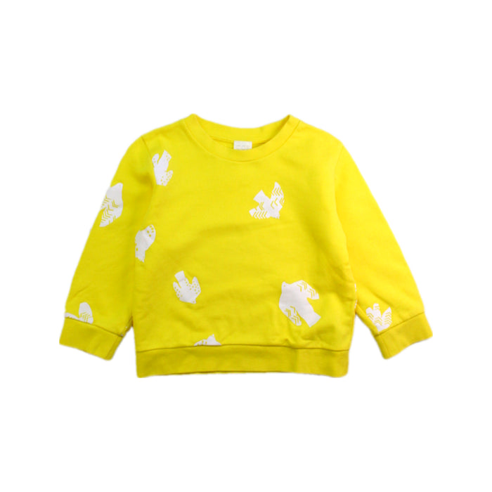 A Yellow Crewneck Sweatshirts from COS in size 12-18M for neutral. (Front View)