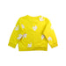 A Yellow Crewneck Sweatshirts from COS in size 12-18M for neutral. (Back View)