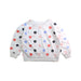 A White Crewneck Sweatshirts from Seed in size 3T for girl. (Front View)