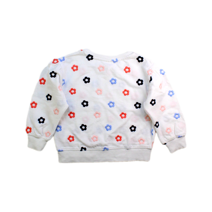 A White Crewneck Sweatshirts from Seed in size 3T for girl. (Back View)