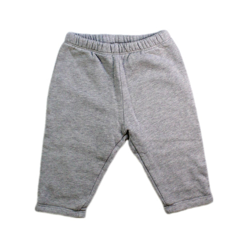 A Grey Sweatpants from Chickeeduck in size 6-12M for girl. (Front View)