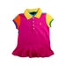 A Multicolour Short Sleeve Polos from Ralph Lauren in size 6T for girl. (Front View)
