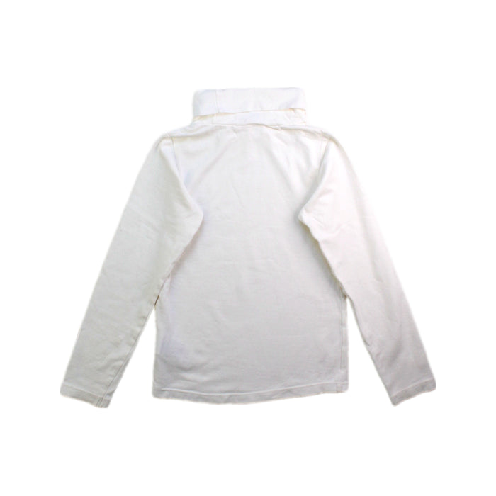 A White Long Sleeve Tops from Jacadi in size 6T for neutral. (Back View)