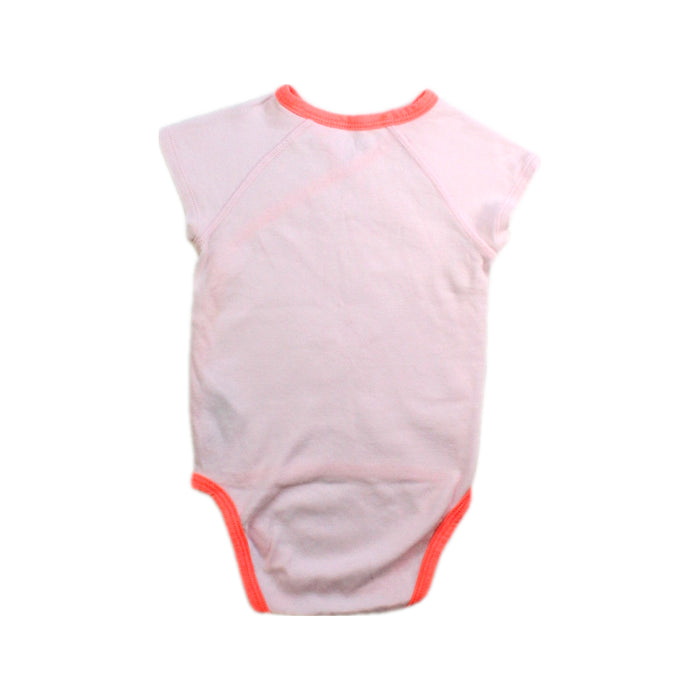 A Pink Short Sleeve Bodysuits from Little Marc Jacobs in size 3-6M for girl. (Back View)
