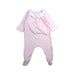 A Pink Long Sleeve Rompers from Jacadi in size 3-6M for girl. (Front View)