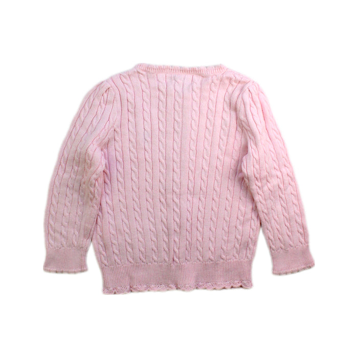 A Pink Cardigans from Ralph Lauren in size 12-18M for girl. (Back View)