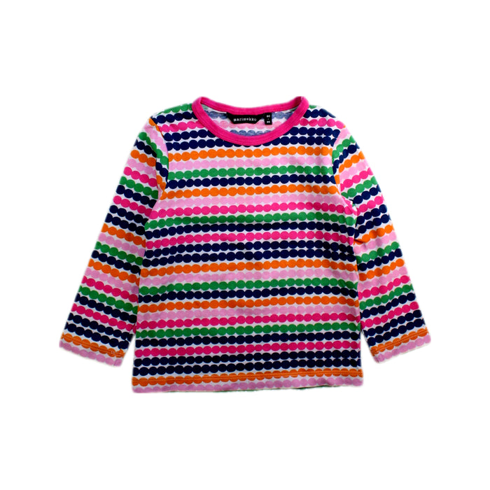 A Multicolour Long Sleeve Tops from Marimekko in size 12-18M for girl. (Front View)