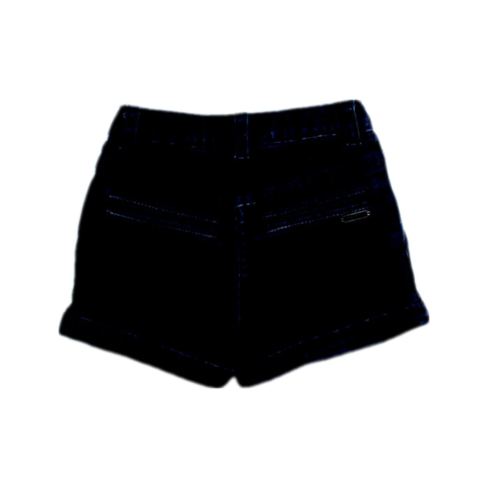 A Black Shorts from Ferrari in size 2T for girl. (Back View)