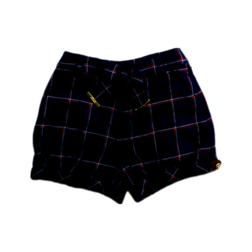 A Navy Shorts from Ferrari in size 3T for girl. (Front View)