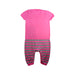 A Pink Short Sleeve Rompers from The Bonnie Mob in size 12-18M for girl. (Back View)