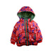 A Orange Puffer/Quilted Jackets from White Stuff in size 3T for girl. (Front View)