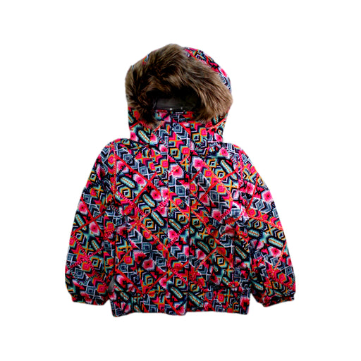A Multicolour Puffer/Quilted Coats & Outerwear from Spyder in size 3T for girl. (Front View)