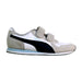 A Beige Sneakers from Puma in size 7Y for boy. (Front View)