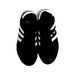 A Black Sneakers from Adidas in size 7Y for boy. (Back View)
