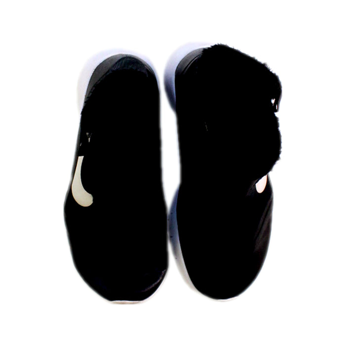 A Black Sneakers from Nike in size 9Y for girl. (Back View)