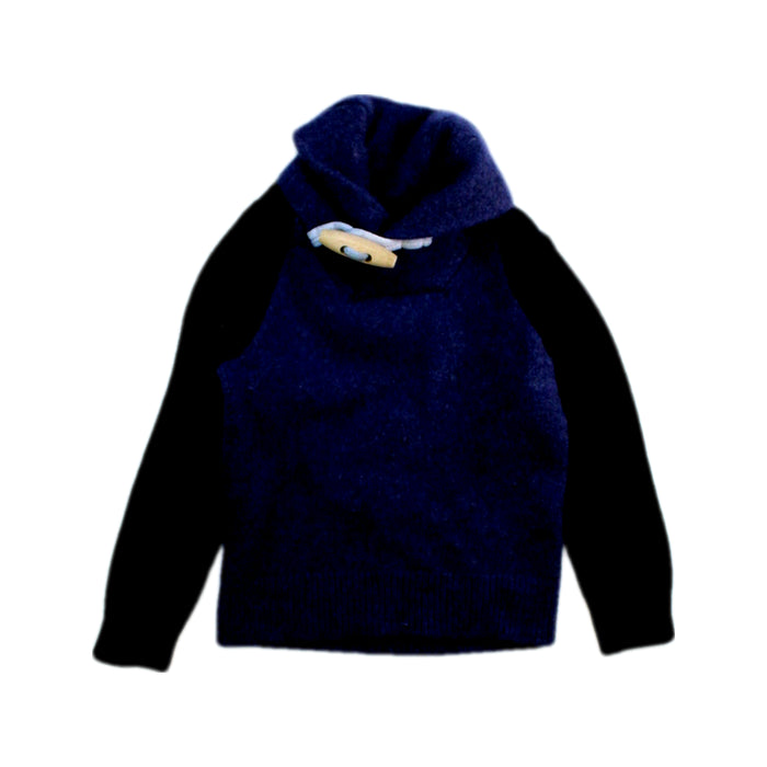 A Navy Hooded Sweatshirts from Crewcuts in size 2T for boy. (Front View)