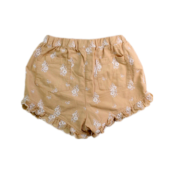 A Beige Shorts from Gingersnaps in size 8Y for girl. (Back View)