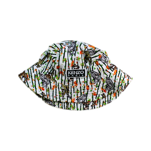 A White Sun Hats from Kenzo in size 6T for neutral. (Front View)