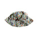 A White Sun Hats from Kenzo in size 6T for neutral. (Back View)