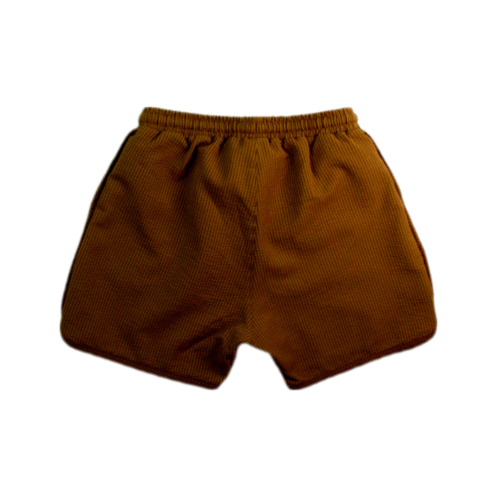 A Brown Shorts from Konges Sløjd in size 3T for boy. (Back View)