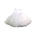 A Ivory Sleeveless Dresses from Sarah Louise in size 0-3M for girl. (Back View)