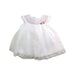 A White Sleeveless Dresses from Paz Rodriguez in size Newborn for girl. (Front View)