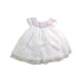 A White Sleeveless Dresses from Paz Rodriguez in size Newborn for girl. (Back View)