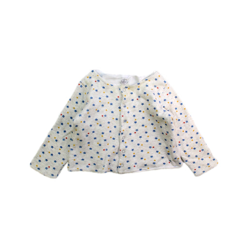 A Beige Cardigans from Petit Bateau in size 12-18M for neutral. (Front View)