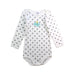 A White Long Sleeve Bodysuits from Petit Bateau in size 12-18M for boy. (Front View)