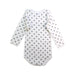 A White Long Sleeve Bodysuits from Petit Bateau in size 12-18M for boy. (Back View)