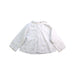 A White Long Sleeve Shirts from Nanos in size 6-12M for boy. (Back View)