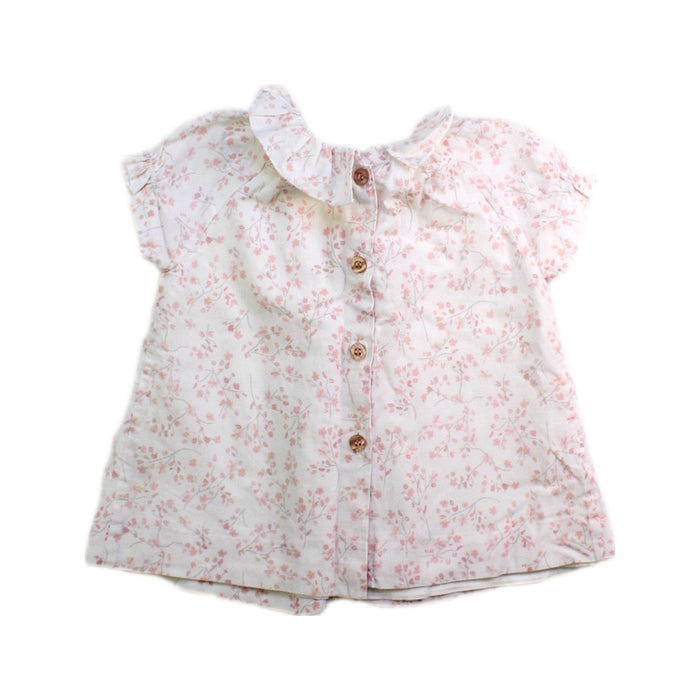 A Pink Dress Sets from Nanos in size 0-3M for girl. (Back View)