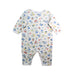 A Multicolour Long Sleeve Rompers from Petit Bateau in size 3-6M for girl. (Back View)