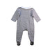 A Navy Long Sleeve Rompers from Jacadi in size 3-6M for boy. (Back View)