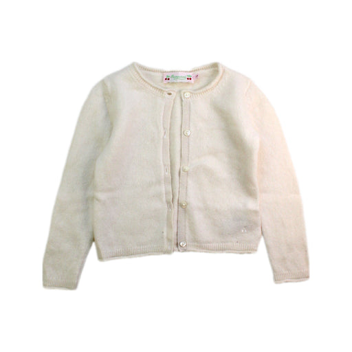 A Ivory Cardigans from Bonpoint in size 2T for girl. (Front View)