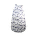 A White Sleepsacs from Petit Bateau in size 6-12M for neutral. (Back View)