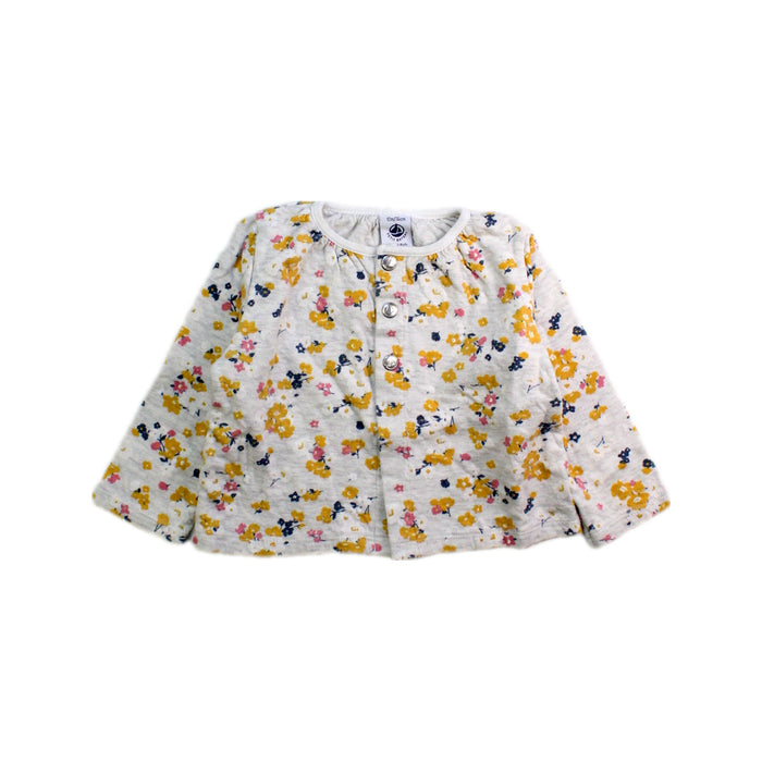 A Multicolour Long Sleeve Tops from Petit Bateau in size 6-12M for girl. (Front View)