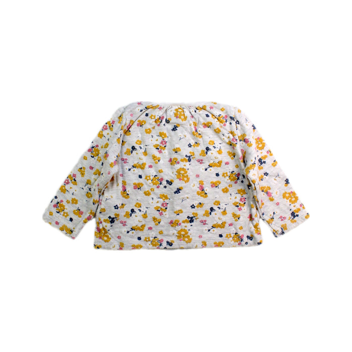 A Multicolour Long Sleeve Tops from Petit Bateau in size 6-12M for girl. (Back View)