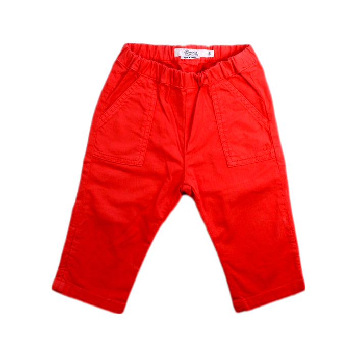 A Red Casual Pants from Bonpoint in size 6-12M for boy. (Front View)