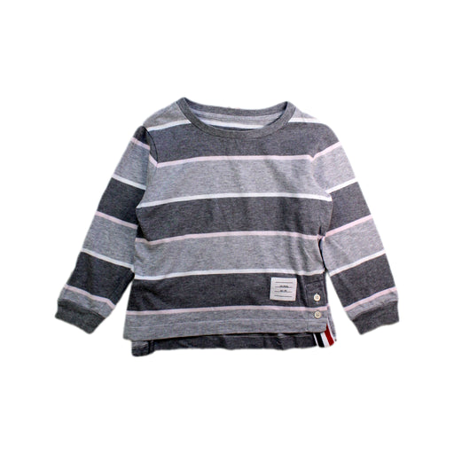 A Grey Crewneck Sweatshirts from Thom Browne in size 4T for boy. (Front View)