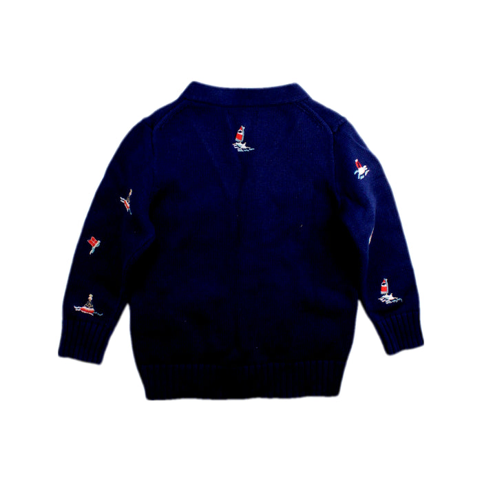 A Navy Cardigans from Polo Ralph Lauren in size 3T for boy. (Back View)